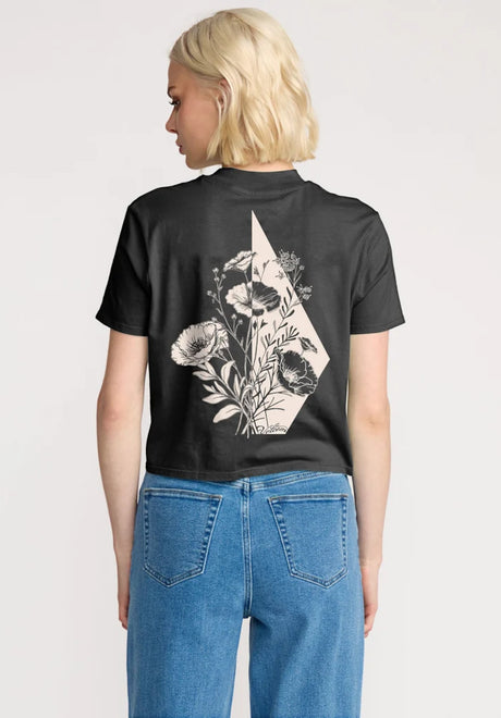 Volcom Pocket Dial T-shirt vintageblack2 – Vista frontale