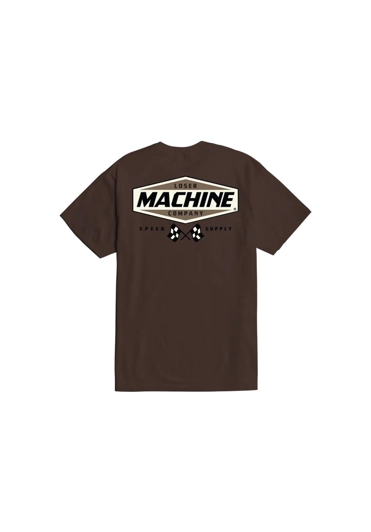 Loser-Machine Overdrive Camiseta java-brown – Vista trasera