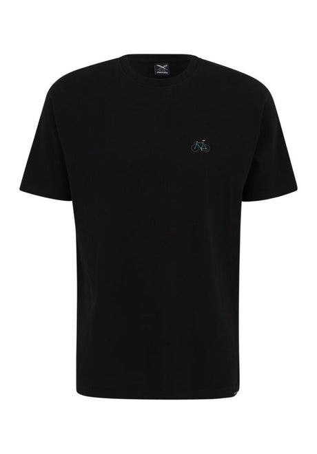 iriedaily Peaceride Emb Camiseta black – Vista frontal