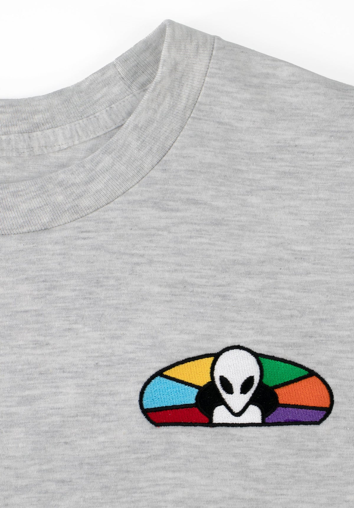 Alien-Workshop Spectrum Embroidered T-Shirt ash – Back view