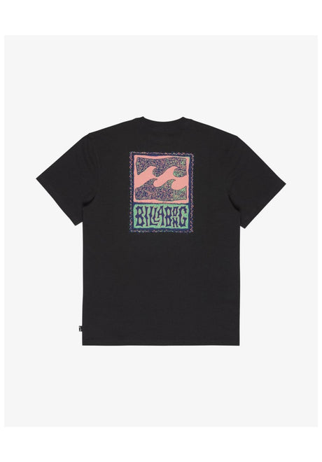 Billabong Stamp T-shirt washed-black – Vooraanzicht