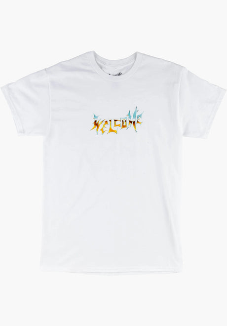 Welcome Chrome Vamp T-Shirt white-desert – Front view