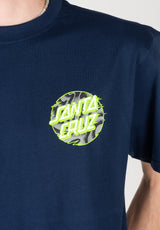 Santa-Cruz Vivid Slick Dot T-Shirt midnightblue – Vista de detalle 1