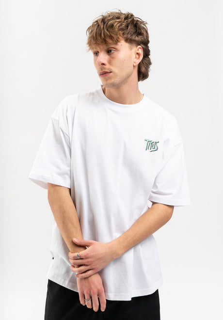 TITUS Celso T-shirt white – Vue de dos