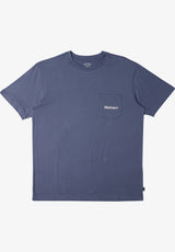 Billabong Funghi Pocket T-Shirt slateblue – Back view