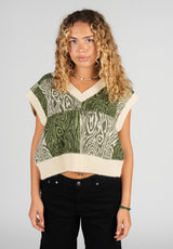 Element Kinton Gilet Top checkerboard – Vue de face