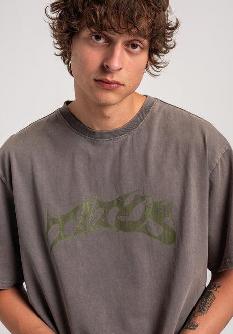 TITUS Classic Logo Camiseta greybluefaded – Vista trasera