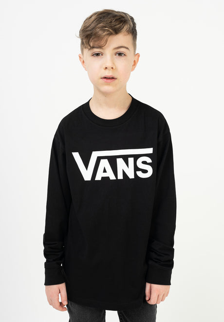Vans Classic Kids T-shirt manches longues black-white – Vue 1