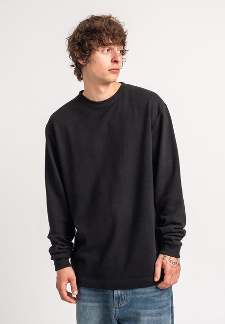 TITUS Raw-Longsleeve Longsleeve black – Back view