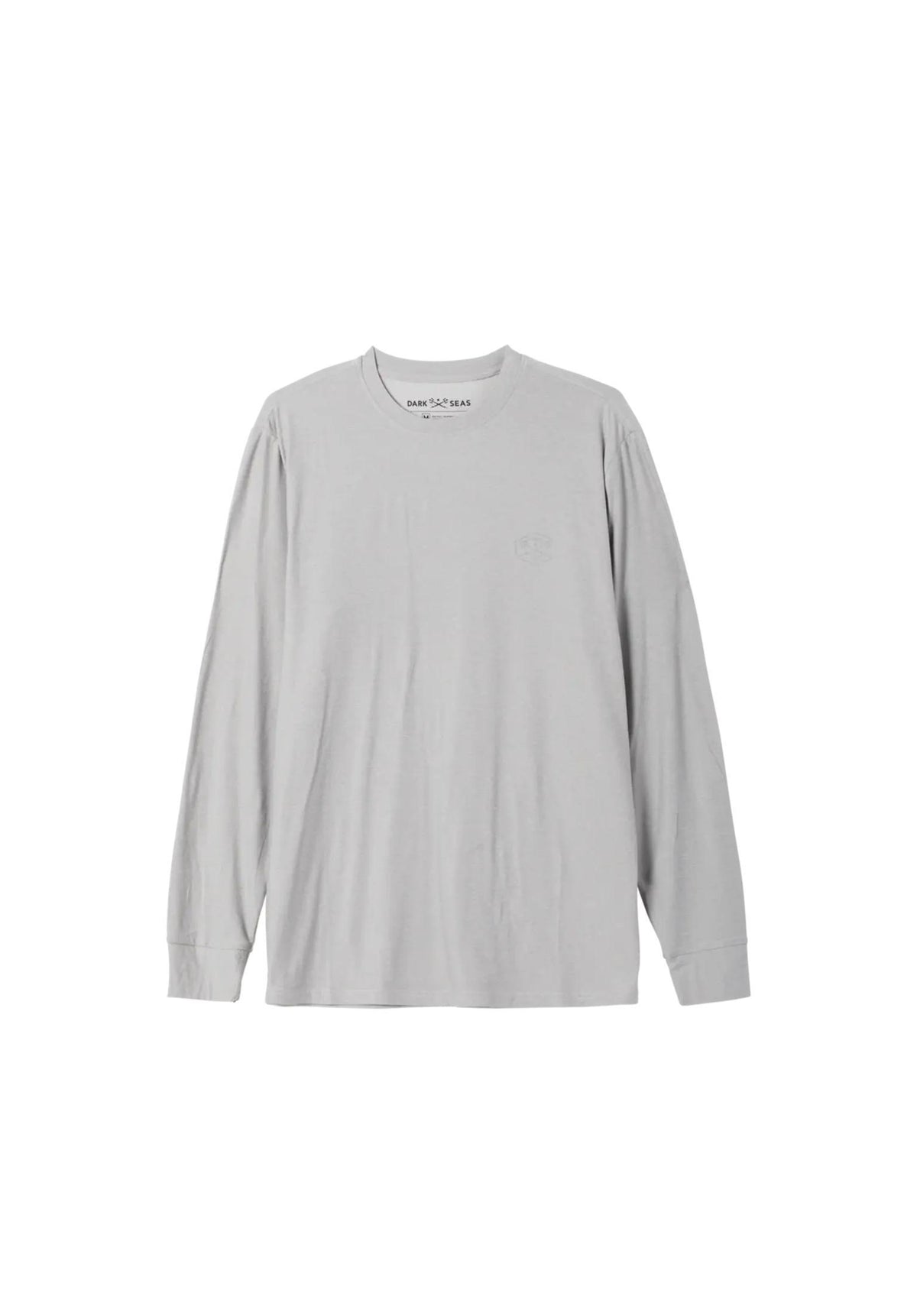 Dark Seas No Sweat Moisture Wicking Longsleeve ash-heather – Back view