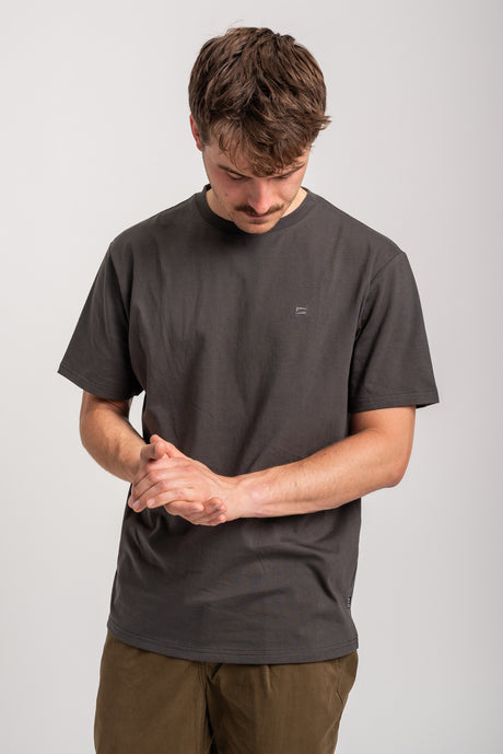 Rules Easy Tee T-Shirt fogbluemottled – Back view