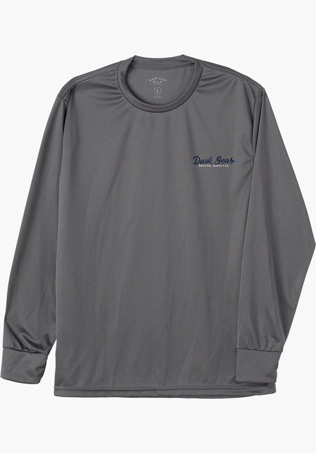 Dark Seas Affiliate UV sunshirt Longsleeve granite-grey – Detail view 1