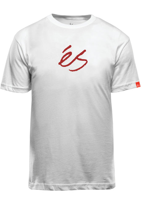 éS Script Mid T-shirt white – Vista frontale
