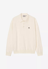 Carhartt WIP Madison Polo cinnerus-black – Vooraanzicht