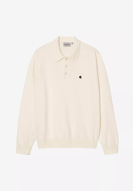 Carhartt WIP Madison Camisetas Polo cinnerus-black – Vista frontal