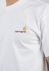 Carhartt WIP American Script Camiseta white – Vista 2