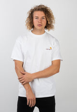 Carhartt WIP American Script Camiseta white – Vista 1