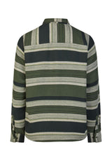 iriedaily Santania Camicia a maniche lunghe black-olive – Vista posteriore