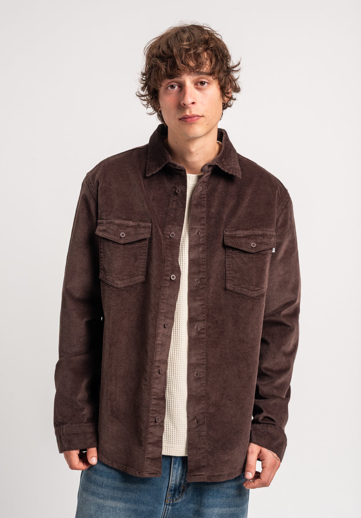 Roman Cord darkbrown-cord Rueckenansicht
