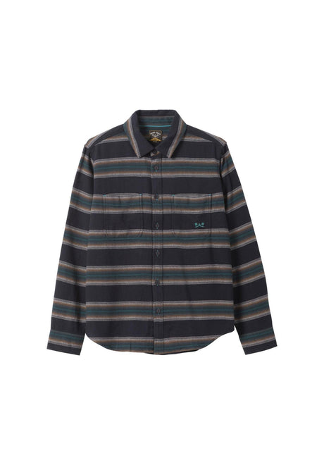 Dark Seas Summit Camicia a maniche lunghe navy – Vista frontale