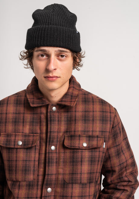 TITUS Thage Tussenseizoensjas darkbrown checked – Detailweergave 1