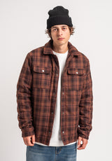 TITUS Thage Light Jacket darkbrown checked – View 1