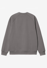 Carhartt WIP Chase Felpa porphyry-gold – Vista posteriore