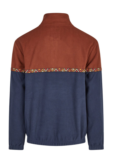 iriedaily Monte Noe Troyer Sweatshirt darkrum – Back view
