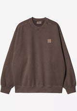 Carhartt WIP Vista Felpa tobaccogarmentdyed – Vista frontale