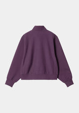 Carhartt WIP W' American Script High Neck Sweatshirt huckleberry – Set bagfra