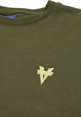 Venture Heritage Embroidered Sweatshirt army – Set bagfra