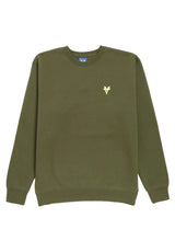 Venture Heritage Embroidered Sweatshirt army – Set forfra
