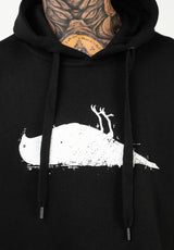 Atticus Bird Hoodie black-white – Visning 3