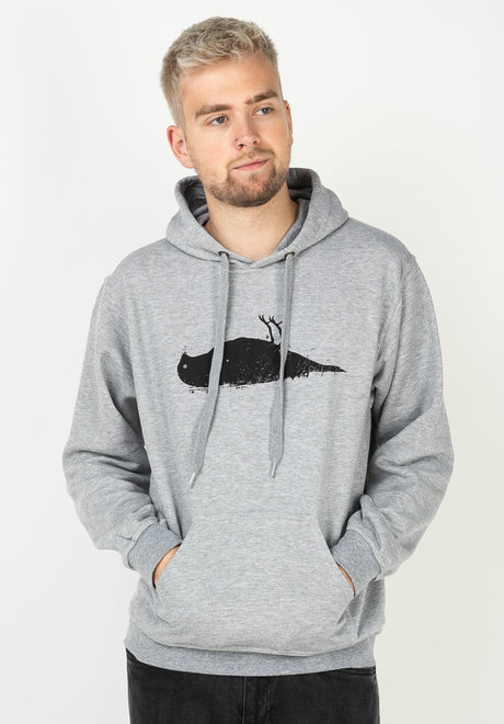 Atticus Bird Sweat à capuche heathergrey – Vue 1