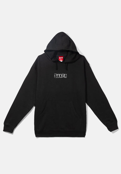 Baker Brand Logo Sweat à capuche black – Vue de face