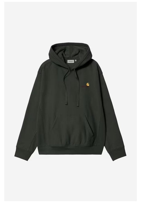 Hooded American Script raven Vorderansicht