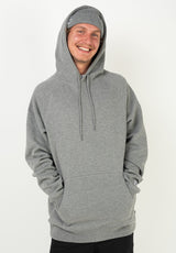 Script Hoodie greymottled Rueckenansicht