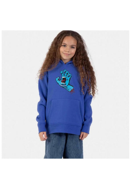 Santa-Cruz Youth Screaming Hand Hoodie sapphire – Set forfra