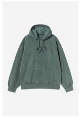 Carhartt WIP Hooded Vista Hoodie darkscarabgarmentdyed – Front view