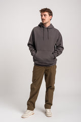 Rules Easy Hood Hoodie-sweater leadgrey – Achteraanzicht