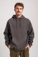 Rules Easy Hood Hoodie-sweater leadgrey – Vooraanzicht