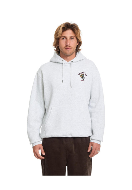 Volcom Noder PO Sweat à capuche boneheather – Vue de face