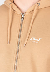 Reell Staple Terry Zip-hoody tanbrown – Vista trasera