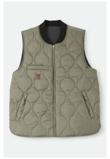 Brixton Builders Abraham Vest black-olive-surplus – Back view