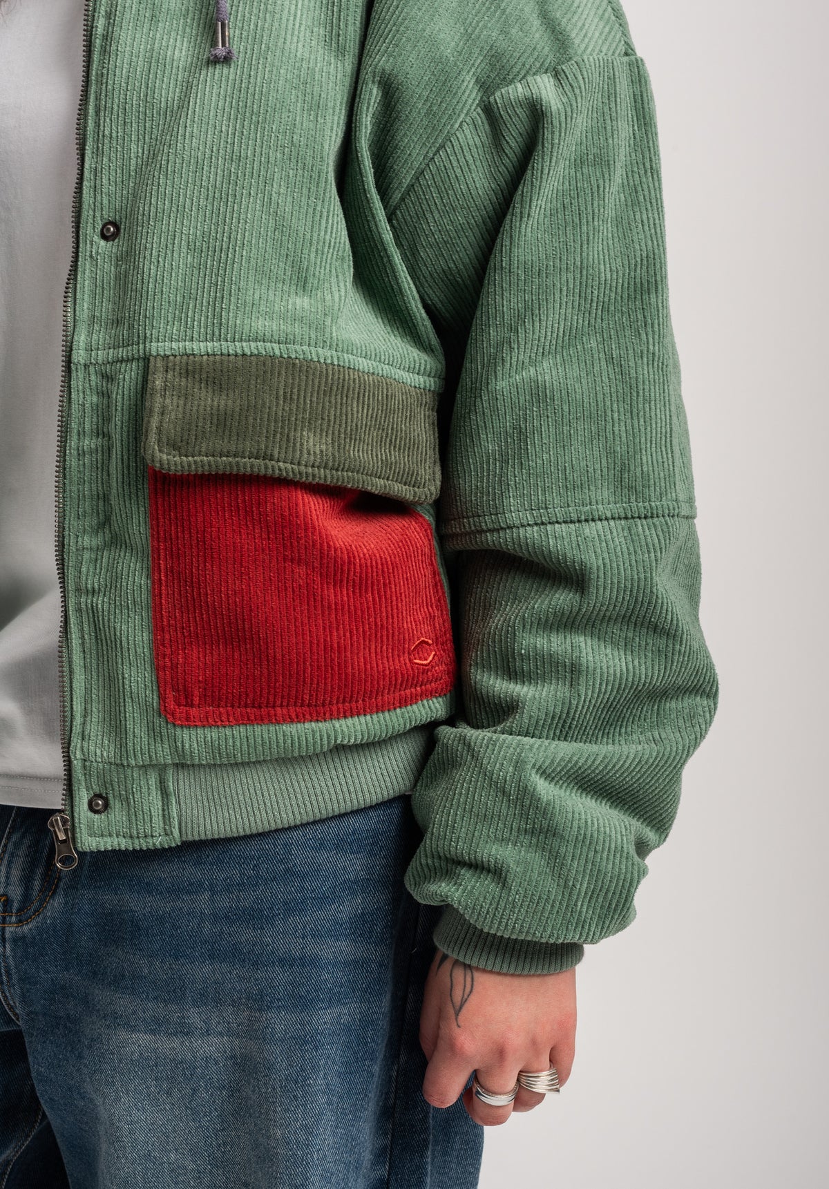 TITUS Meja Winter Jackets petrol – Detail view 2