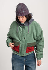 TITUS Meja Winter Jackets petrol – Back view