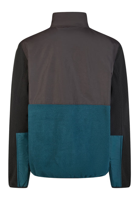 iriedaily Auf Deck Fleece Light Jacket darkorion – Back view