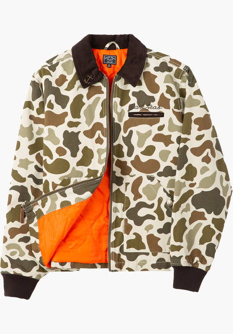 Dark Seas Transport Hooded Overgangsjakke camo – Set forfra