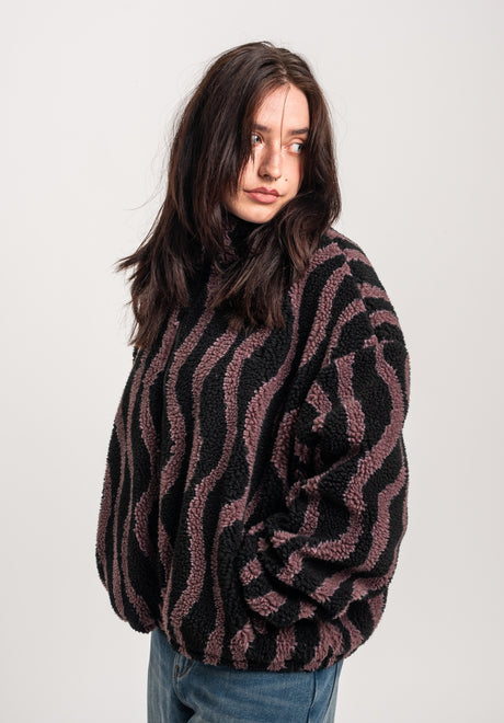 TITUS Nieva Overgangsjakke black-striped – Detaljevisning 1