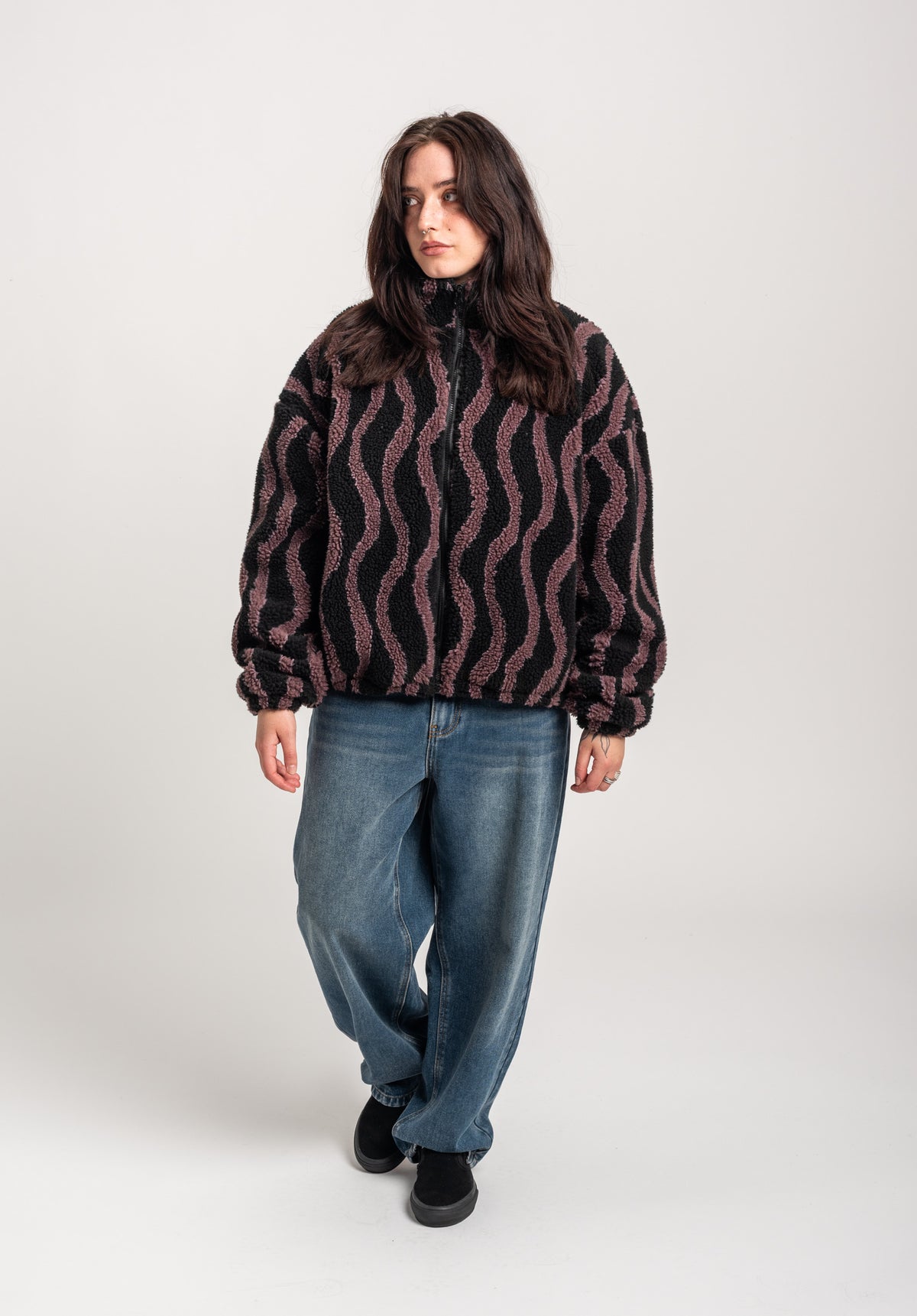 TITUS Nieva Light Jacket black-striped – Top view